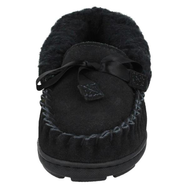 Bear Paw Ladies Bear Paw Bow Detailed Slippers Indio