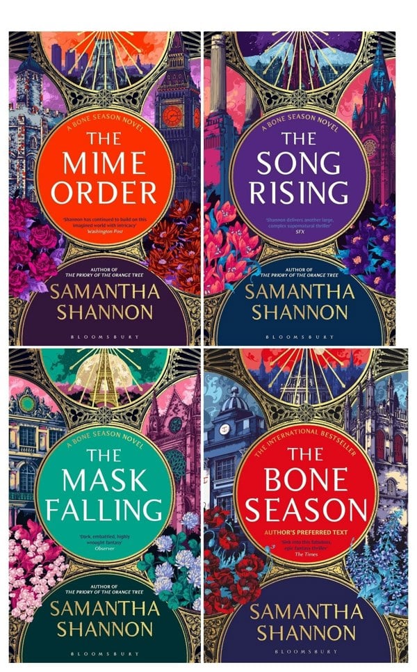 Samantha Shannon Bone Season Series 4 Book Set - The Bone Season, The Mime Order & more