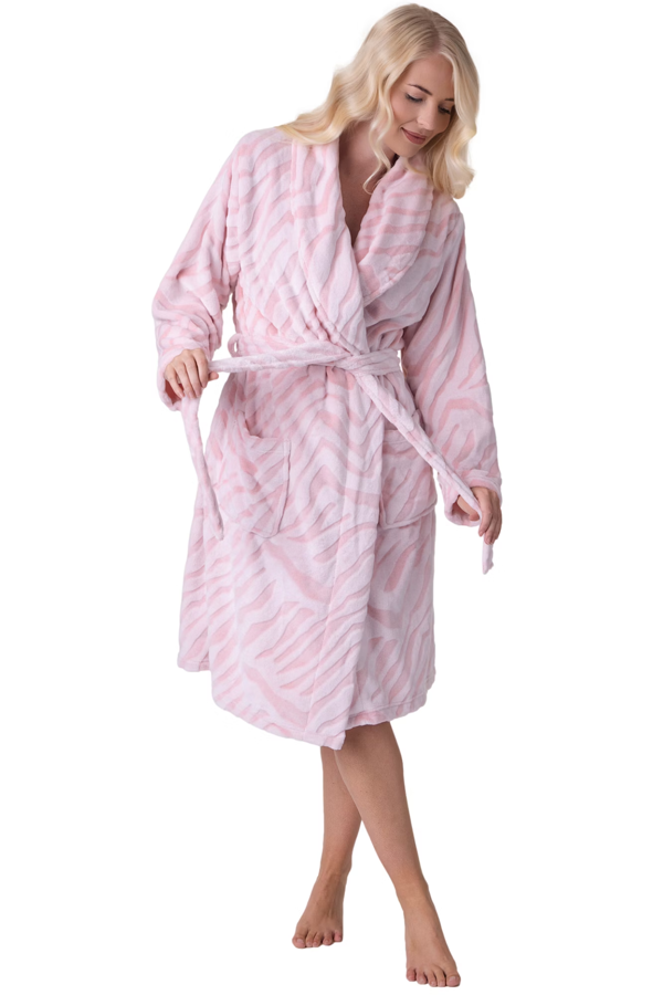 Camille Luxurious Supersoft Printed Bathrobe