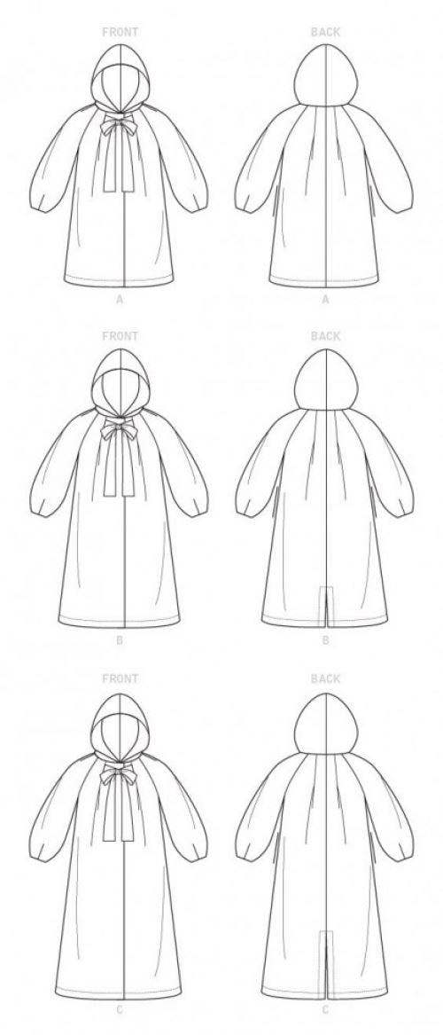 Vogue Sewing Pattern 9340, Coats for Women, Y (XSM-SML-MED) - Easy