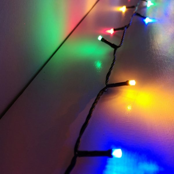 Samuel Alexander 380 LED 23m Premier Christmas Outdoor 8 Function Timer Lights in Multicoloured