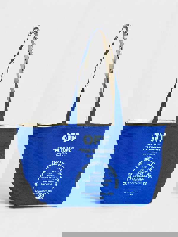Off - White Reversible Tote Bag Beige Blue - Supplied FashionOff - White