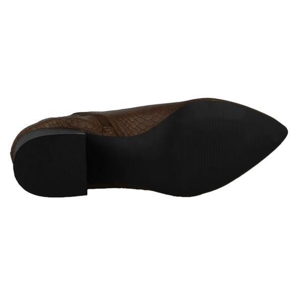 Spot On Ladies Spot On Block Heel Ankle Boot F51139