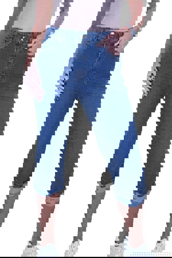 Paulo Due Womens Stretch Denim Cropped Jeans