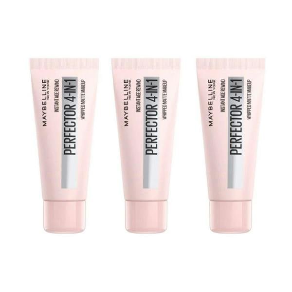 Maybelline New York 3 x Maybelline Instant Anti Age Perfector 4-in-1 Whipped Matte Makeup - 03 Medium