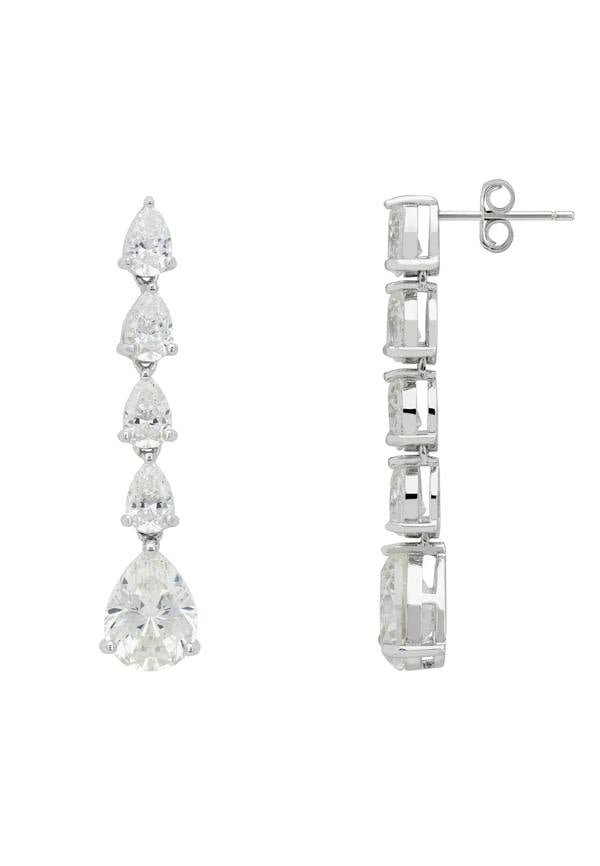 Push backing of the earrings.