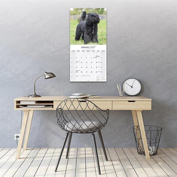 Bouvier Des Flandres Calendar 2027, Wall Calendars, Month To View, Dogs, Gift