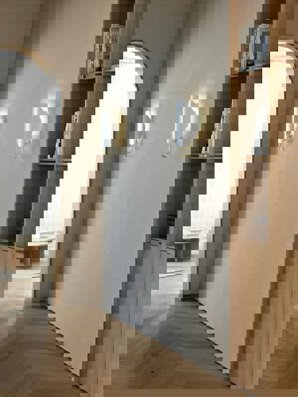 Nordlux Spargo | Wall light | White/Brass