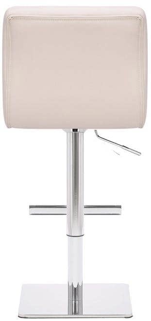Lamboro Allegro Deluxe Kitchen Bar Stool, Adjustable Height and Swivel, Breakfast Bar & Home Barstool, Cream