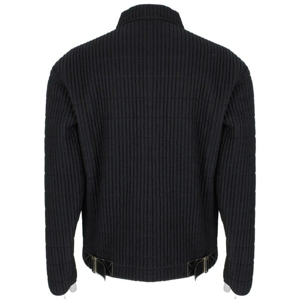 Dunhill fine quilt hybrid jacket in black