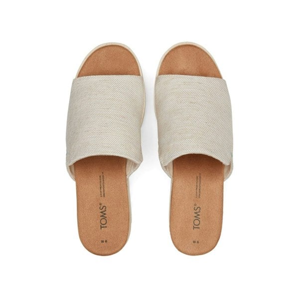TOMS Diana Mule Wedge Womens - Natural