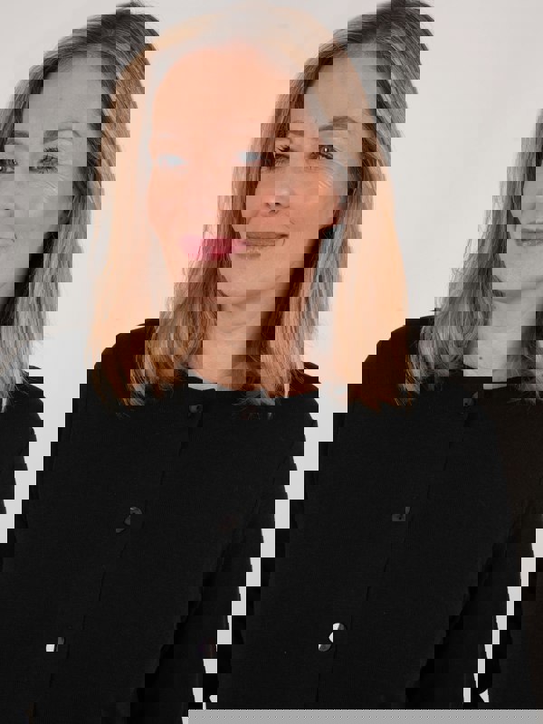 PennyPlain Front Button Cardigan - Black