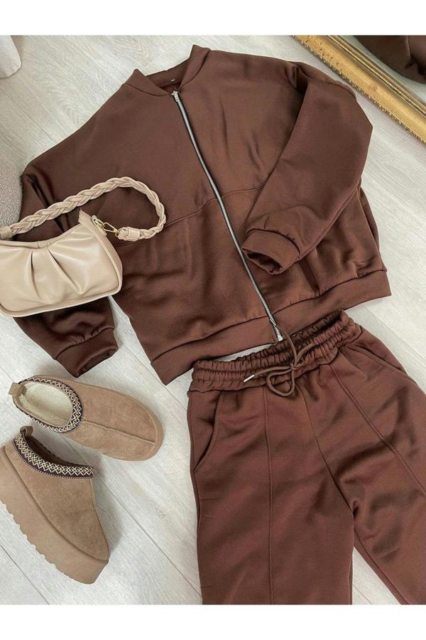 ikrush Ashlee Zip Bomber Jacket And Trouser Co-ord Set