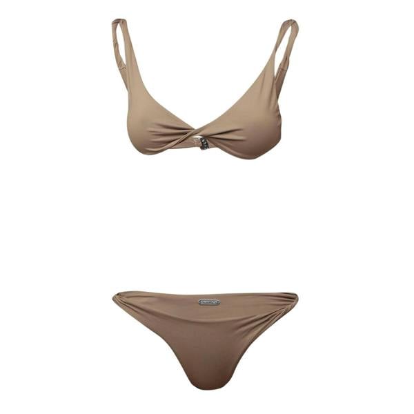 Off White Womens/Ladies Minimalist Bikini - Beige - 