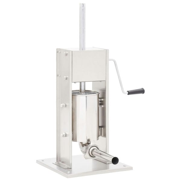 Berkfield Manual Sausage Stuffer Silver 3 L Stainless Steel