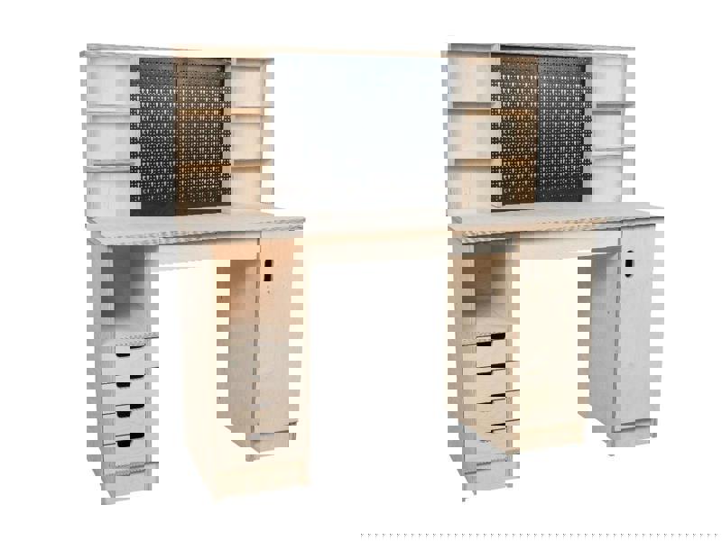 wooden cabinet workbench