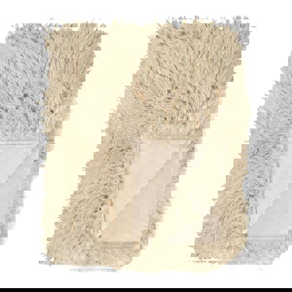 Furn Rowan Faux Fur Throw - Natural