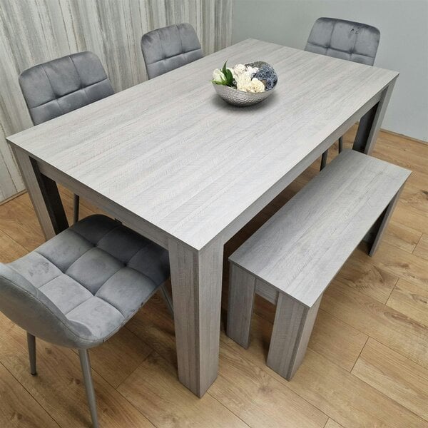 Kosy Koala Dining Table Set with 4 Chairs Dining Room, Kitchen table set of 4, and Bench