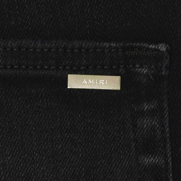 Amiri Boucle MX1 Aged Jeans - Black 