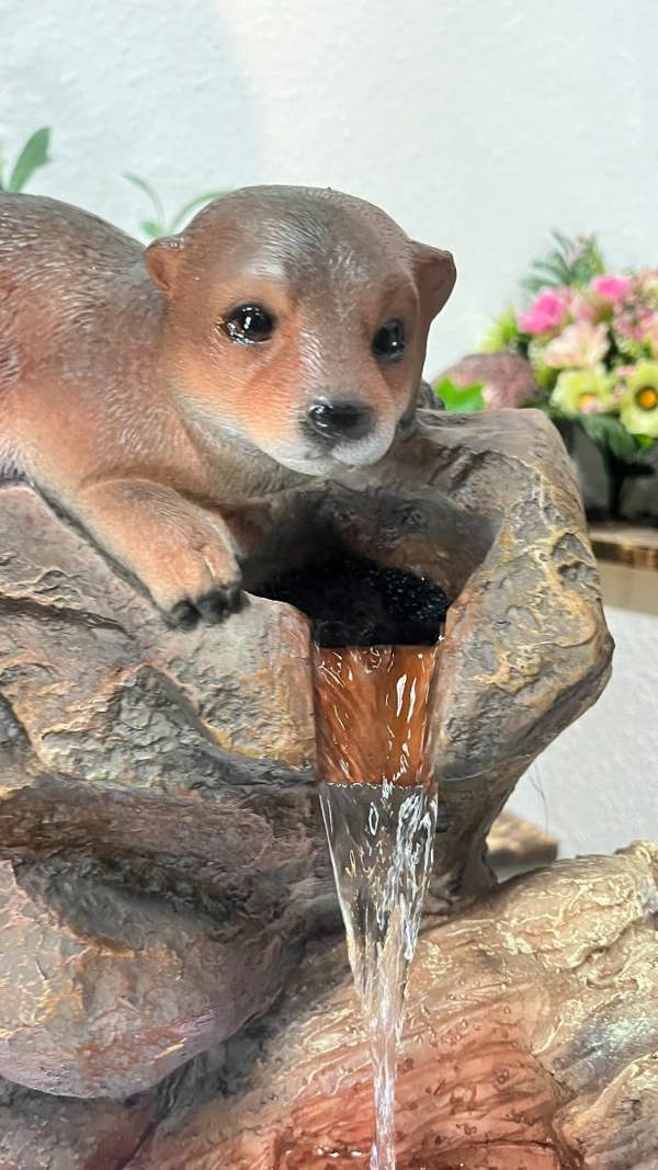 Tranquillity Water Features Curious Otters Animal Animal Fountain Water Feature