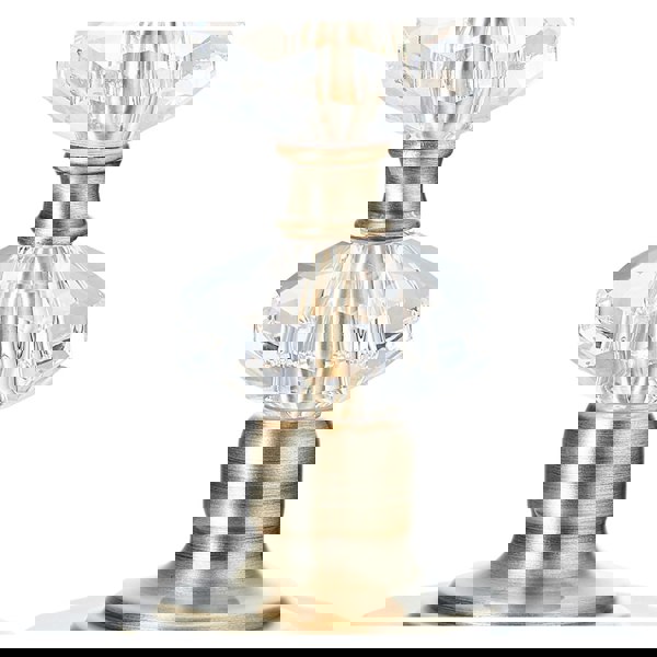 Contemporary Antique Brass Power Saving and Eco Friendly LED Touch Table Lamp Image 4