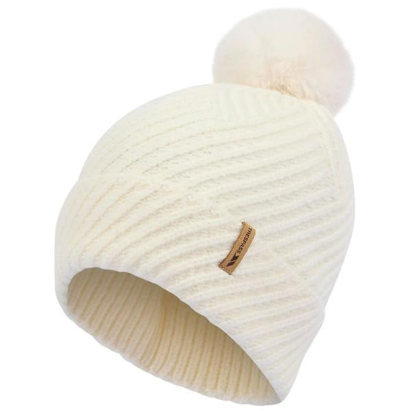 Trespass Womens/Ladies Anala Knitted Beanie - Ghost - 