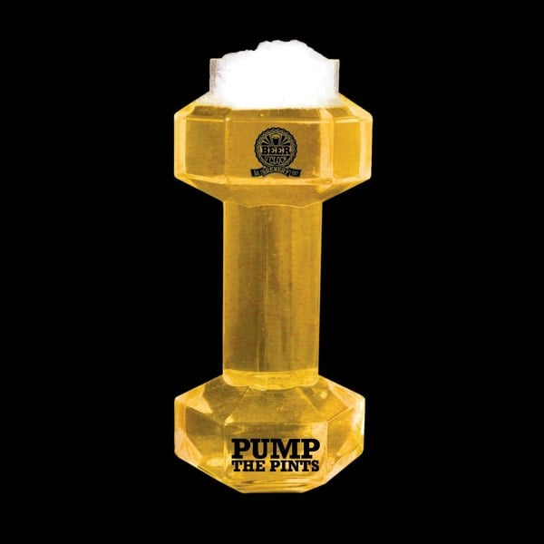OLIPHANT Beer O'Clock Dumbbell Beer Glass