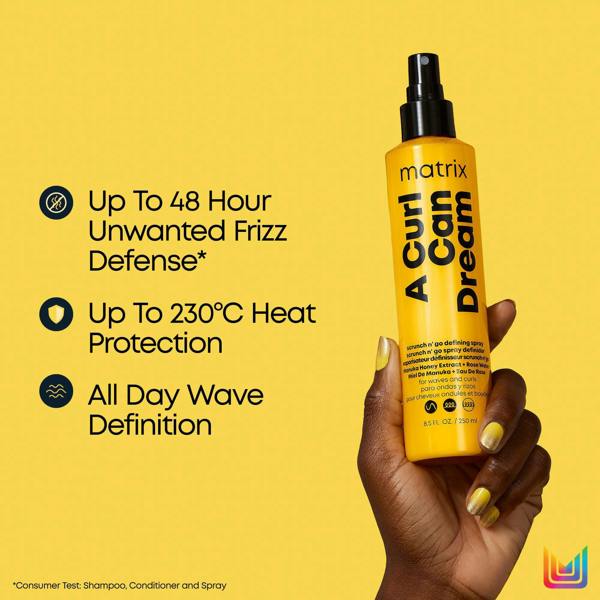 Matrix Total Results A Curl Can Dream Scrunch 'N' Go Defining Spray 150ml - Additional 2