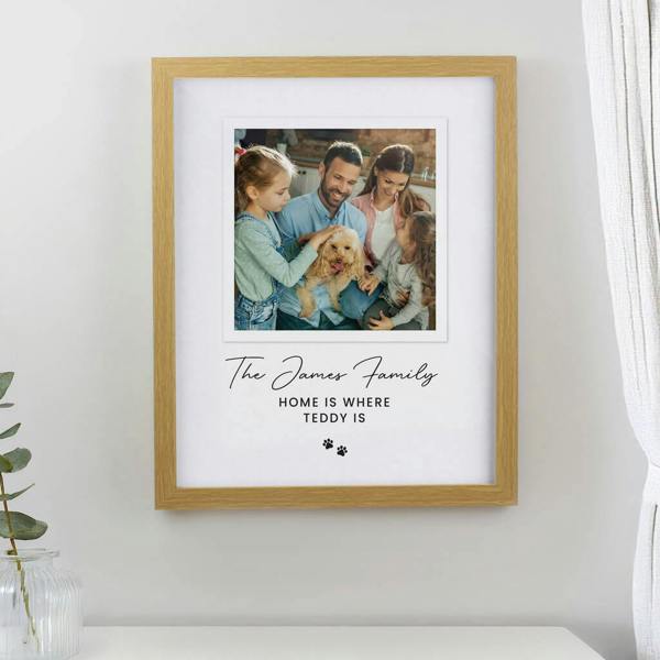 Personalised Pet Framed Print - alternative angle