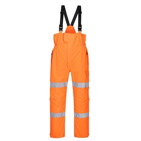 Hi-Vis Extreme Rain Bib and Brace Portwest