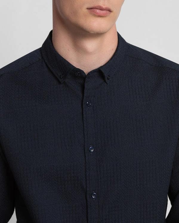 Steel & Jelly Multi-Texture Long Sleeve Shirt