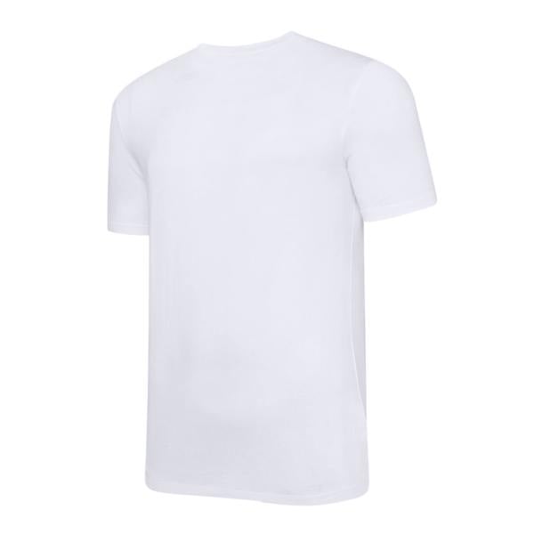 Umbro Childrens/Kids Club Leisure T-Shirt - White/Black - 