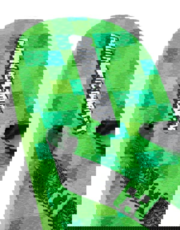 Minecraft Unisex Kids Green Flip Flops