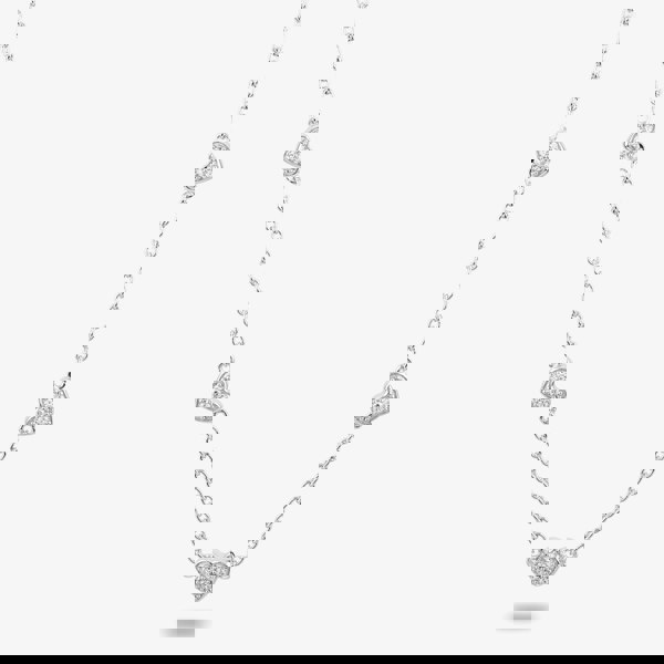 Rosa Lea Pave Hearts Necklace AM-2THB021504