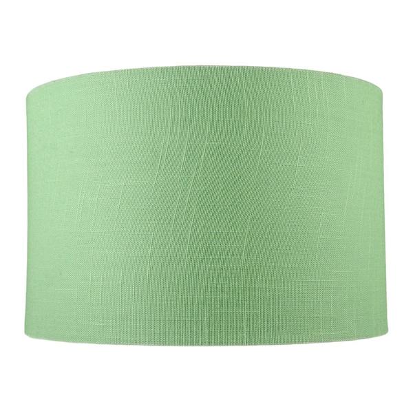 Designer Frosted Lime Green Textured Linen Fabric Circular Lamp Shade Image 4