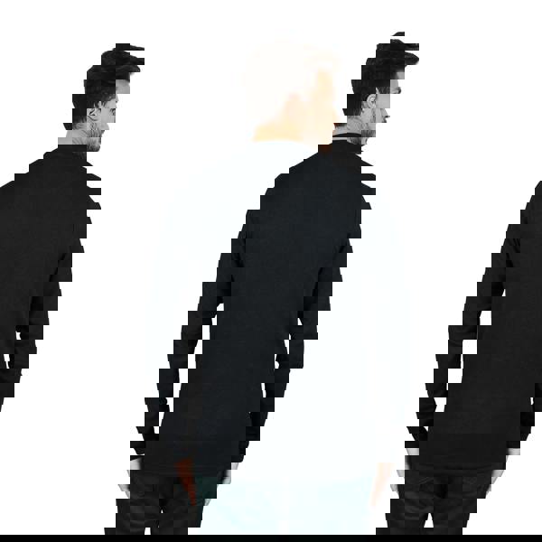 Smart Living Mens Casual V Neck Henley T-Shirt - Black