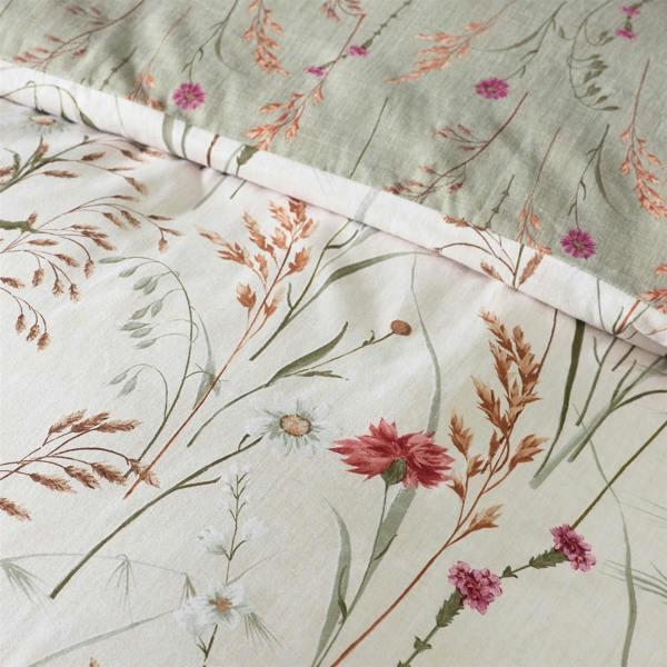 BRUSHED BRUSHED BRUSHED G/mere Floral Green Duvet Cover Set