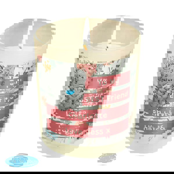 Personalised Memento Company Personalised Me To You Floral Scented Jar Candle