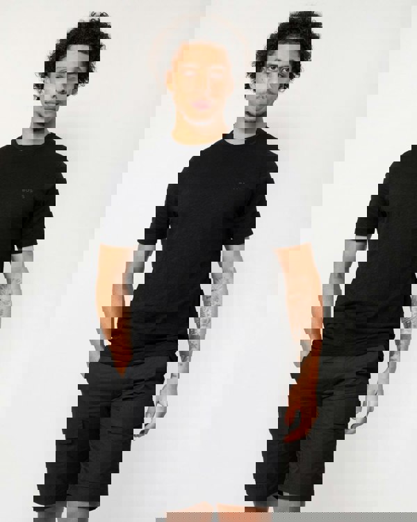 BOSS Orange Tegood Mens Crew Neck T-Shirt - Black 001