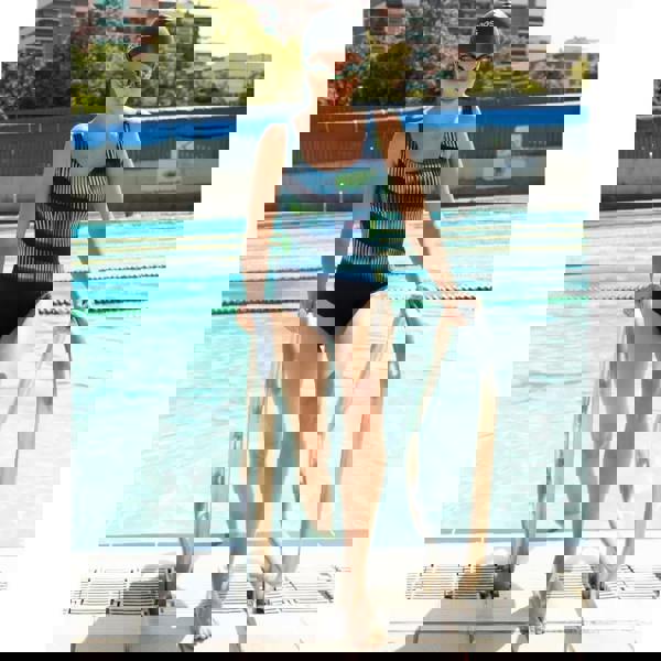 Zoggs Circus Adjustable Scoopback Swimsuit - Navy Blue