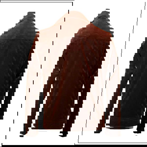 David WeJ Washington Corduroy Biker Jacket - Brown