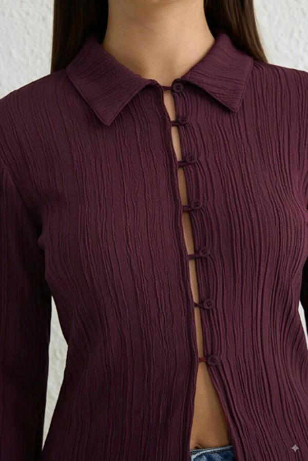 WOVCOR Textured Woven Shirt