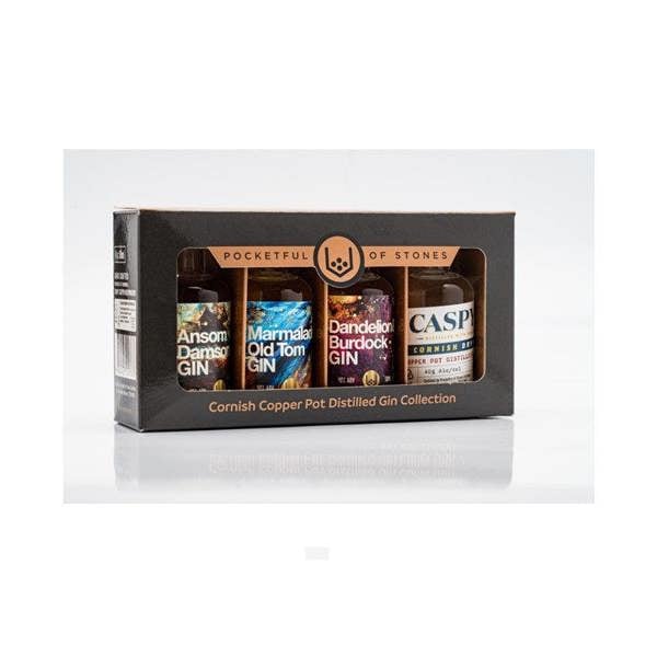 Pocketful of Stones Cornish Gin Giift Pack 4 x 5cl