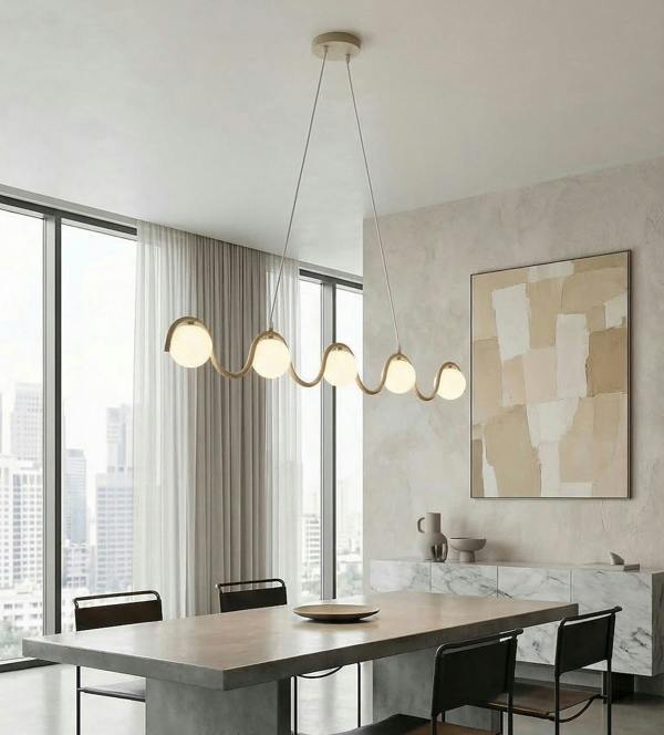 Emibig SINUS Pendant Lamp 5 x G9 Beige