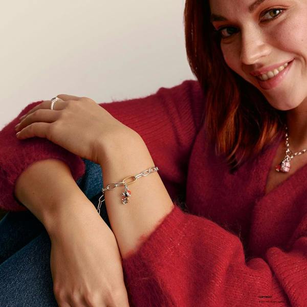 THOMAS SABO Charm Club Connect Peanuts Original Christmas Snoopy & Woodstock Charm CC1307-427-7