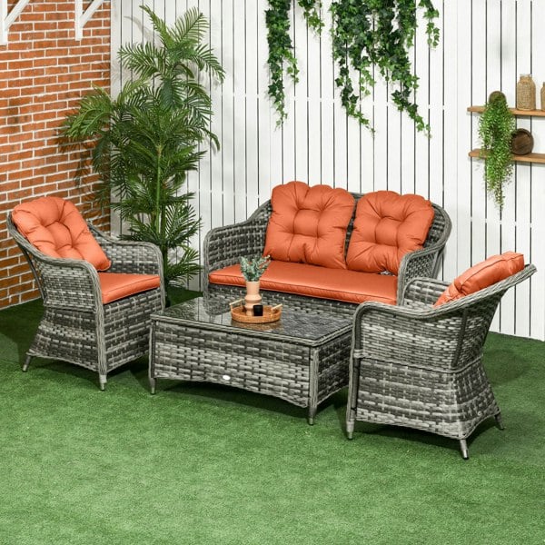 Rattan Sofa Set