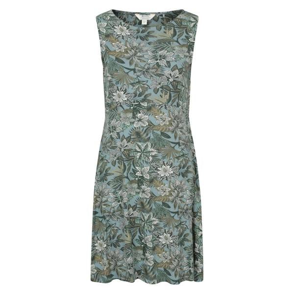 Mountain Warehouse Womens/Ladies Milos Floral Sleeveless Dress - Khaki Green - 