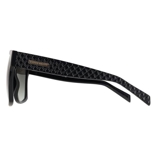 Karen Millen Sunglasses KM5059 001 Black Dark Green Gradient