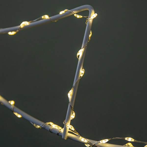 Samuel Alexander 48cm x 38cm Light up Hanging Christmas Tree Bauble with 250 Warm White LEDs