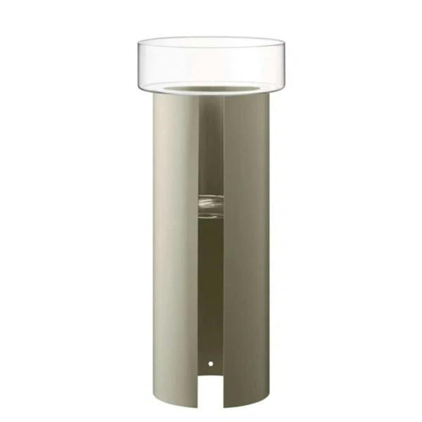 LSA Terrazza Planter H75cm Clear and Grey